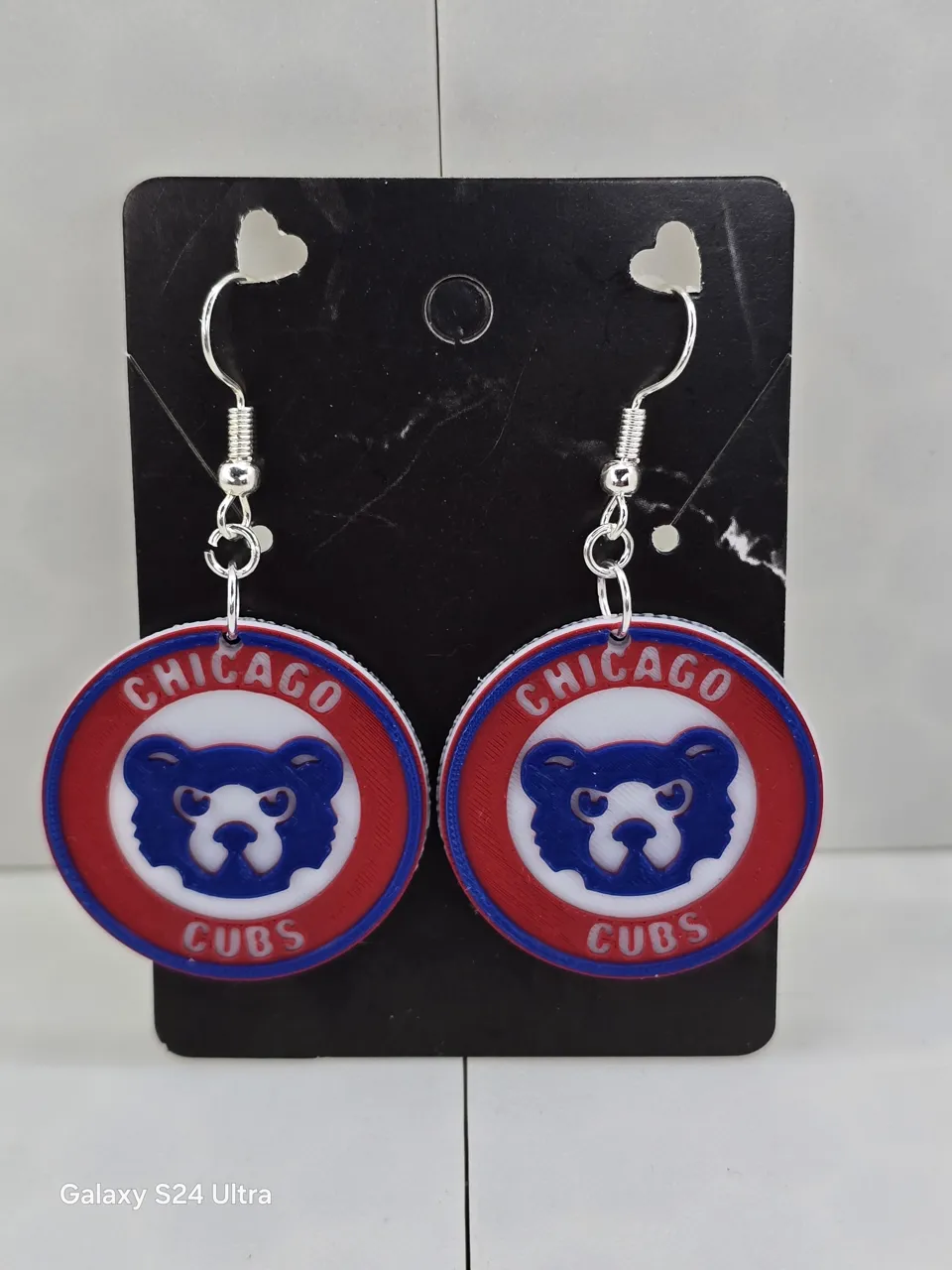Chicago Cubs Earrings view 3