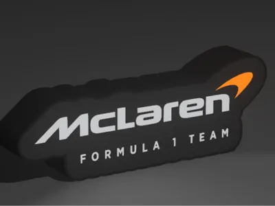 McLaren F1 Team LED Sign | Slim & Deep Edition