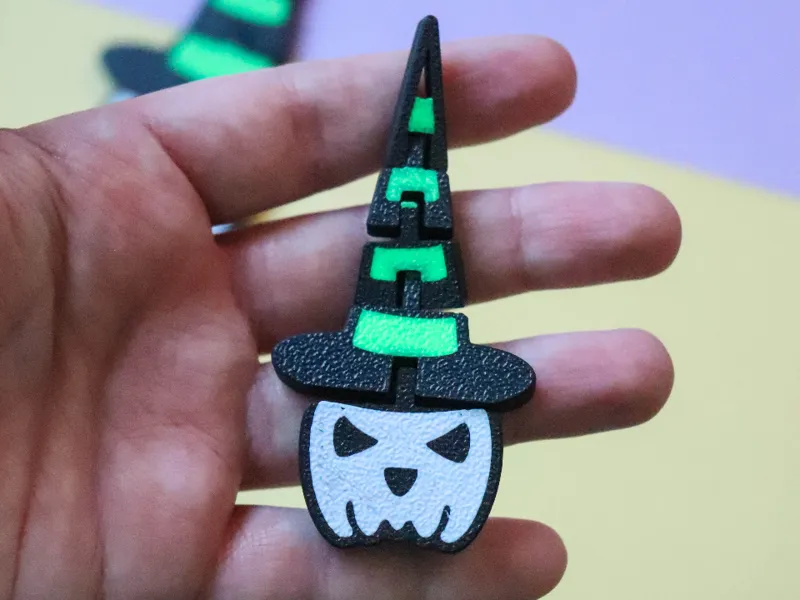 Calabaza con sombrero articulado