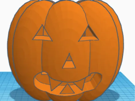 Pumpkin Halloween vase