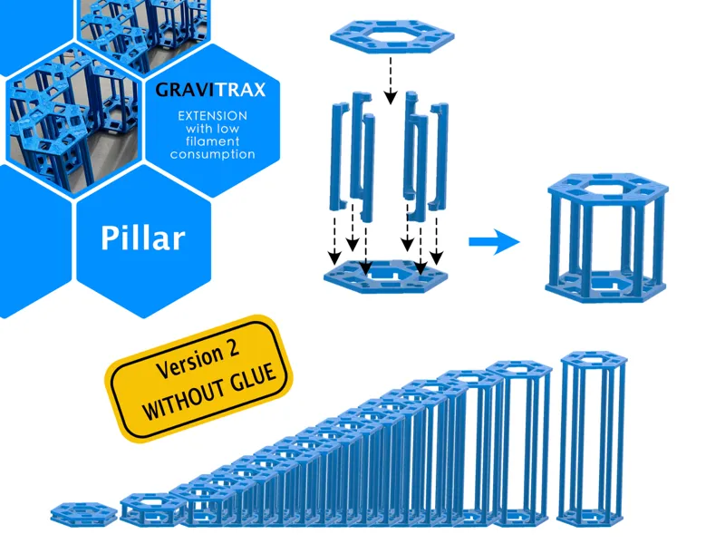 Gravitrax pillar low filament