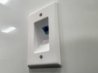 Recessed Keystone Wallplate