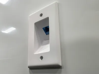 Recessed Keystone Wallplate