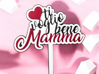 cake Topper festa della mamma-Happy Mother's Day