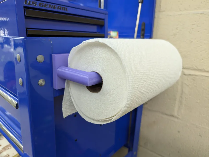 Magnetic Paper Towel Holder – Garage & Workshop