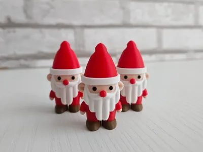 Cute Claus Christmas keychain