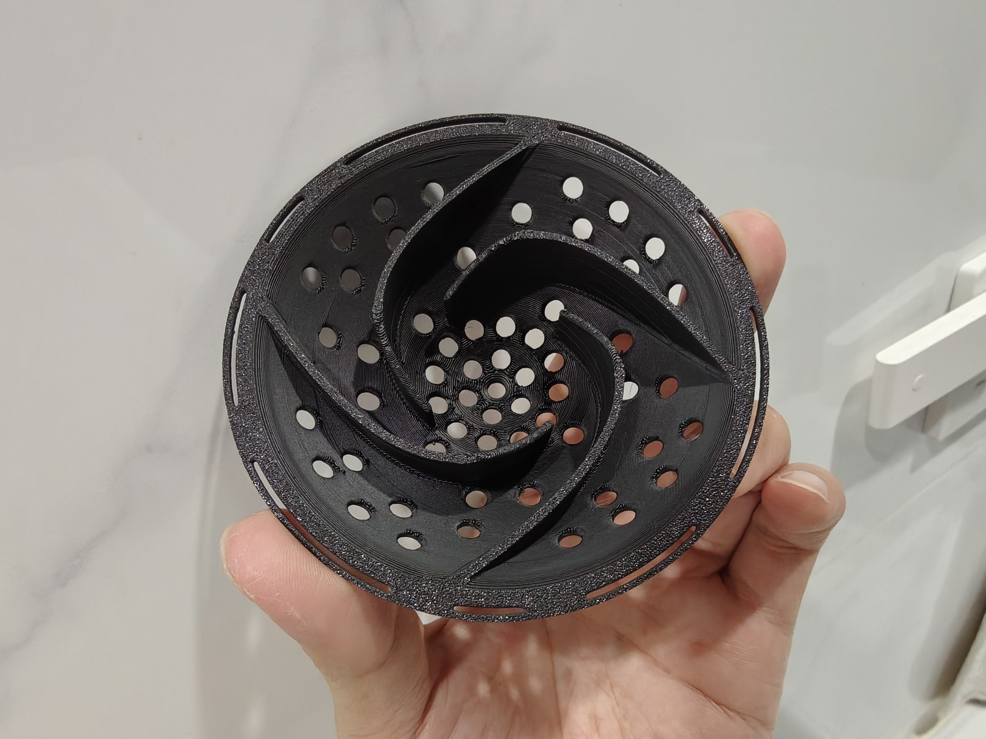 Miniatura 13 do modelo 3D 漩涡地漏 方形 圆形 头发收集器