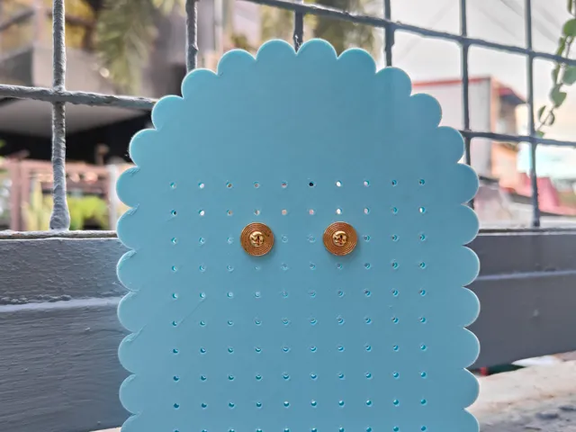 EARRINGS ACCESSORIES PEG BOARD