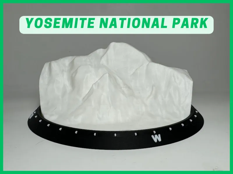 Yosemite National Park - Tiny Topo 3D (Half Dome)