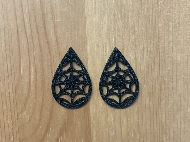 Spider Web Earrings