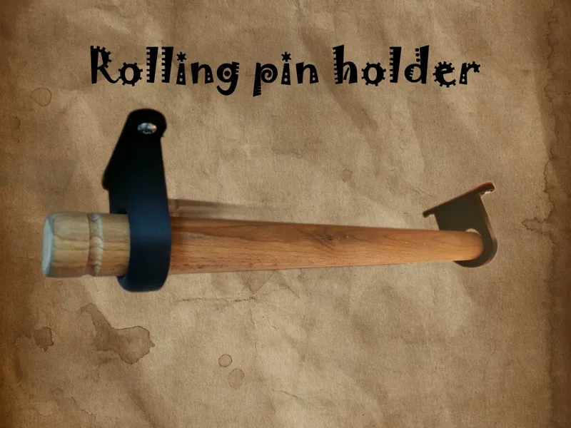 Rolling pin holder