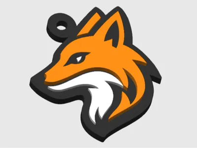 Fox Keychain by halSMic