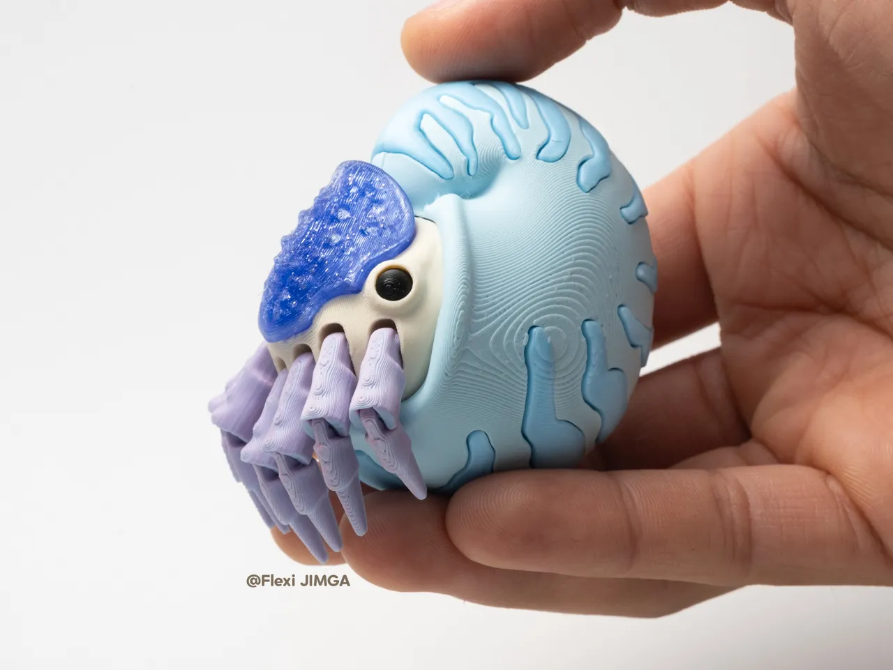 Articulated Nautilus Flexi Print view 3