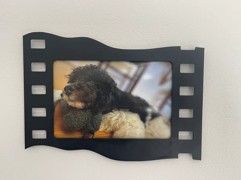 Photo frame as celluloid style