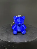 Porte-clés Ours 3D low poly — photo 3
