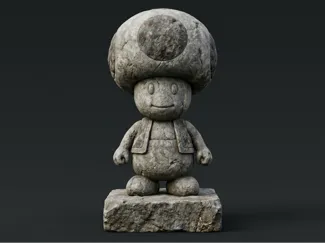 Statua Toad Antico