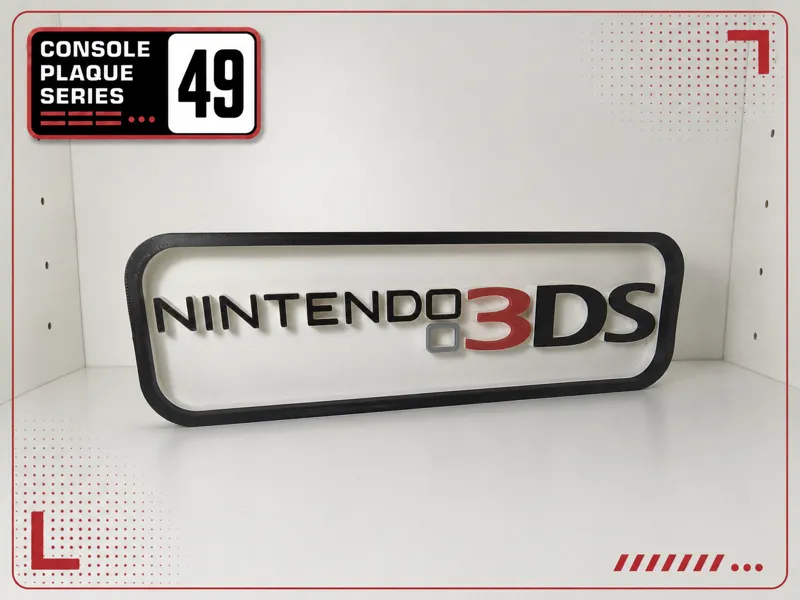 Console Logo Plaque - Nintendo 3DS