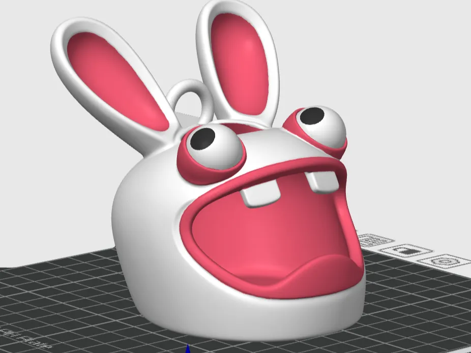 RAYMAN RABBID ASHTRAY - RAYMAN RABBID ASHTRAY - Free 3D Print Model ...