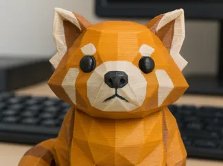 Low-Poly Chill & Cute Red Panda
