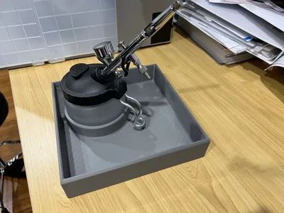 Airbrush Cleaning Tray