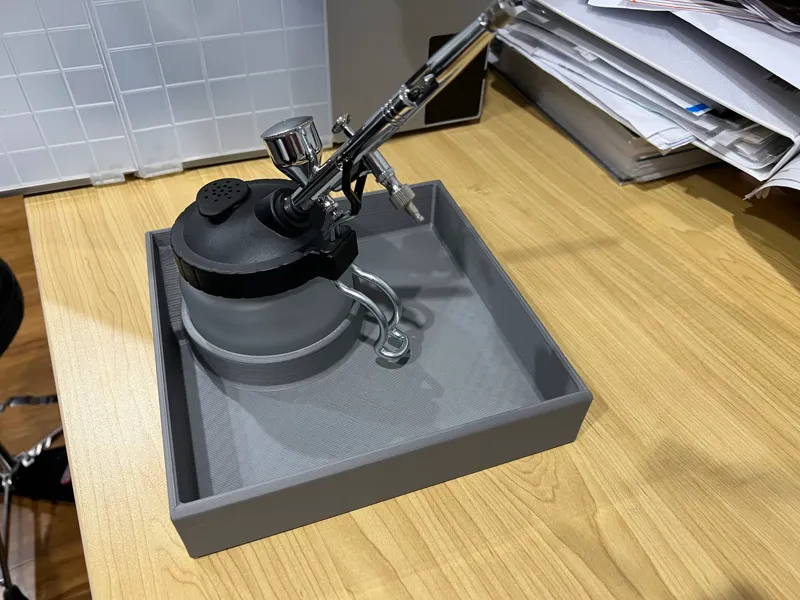 Airbrush Cleaning Tray