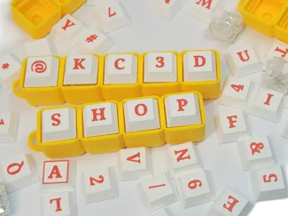Clicky Name Keychain 1-8 slots