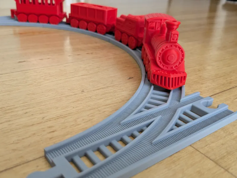 Toy Steam Train Tracks