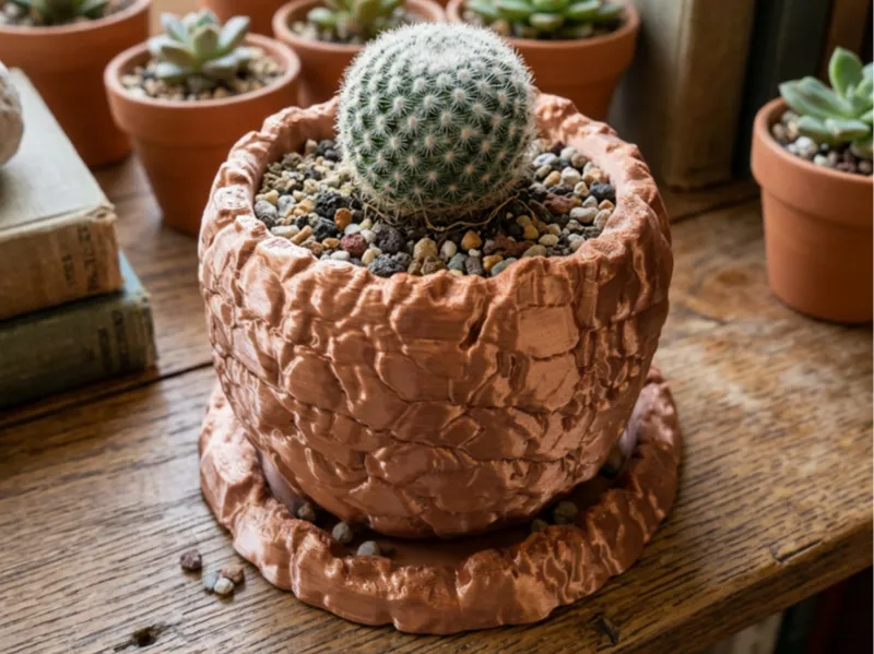 Scorched Plant Pot