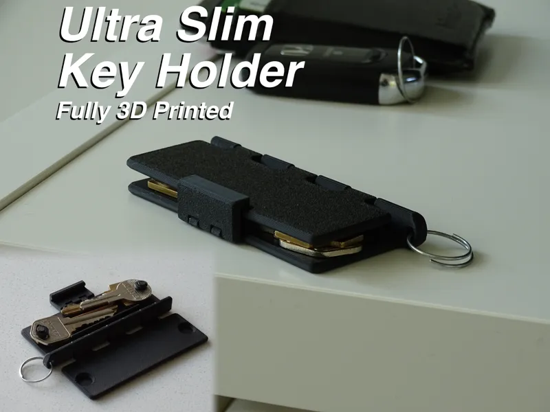 Ultra Slim Key Holder - Fully 3D Printed