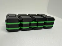 Dual color with stripes, 0.2mm layer, 2 walls, 15% infill