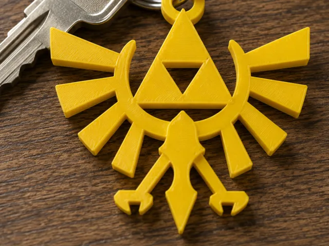 Hyrule Crest Keychain | The Legend of Zelda