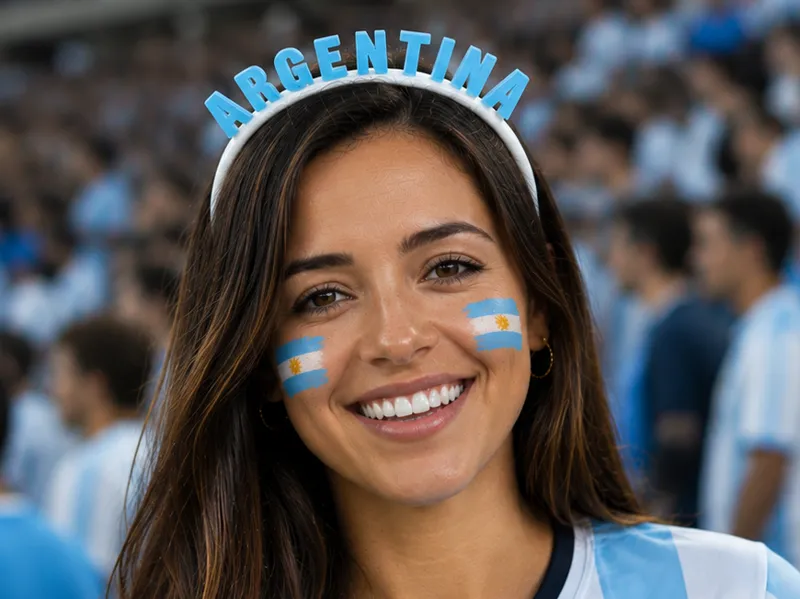 Argentina Fan Headband