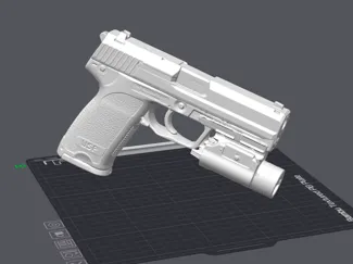 HK USP45 with Streamlight TRL-1 HL