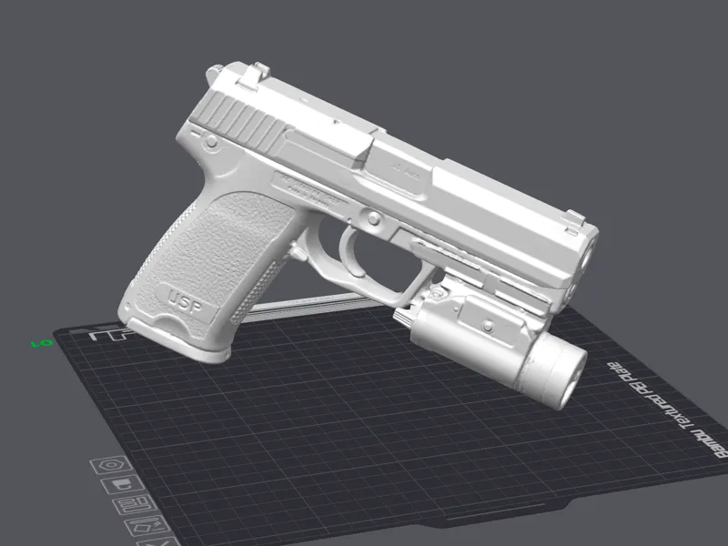 HK USP45 with Streamlight TRL-1 HL