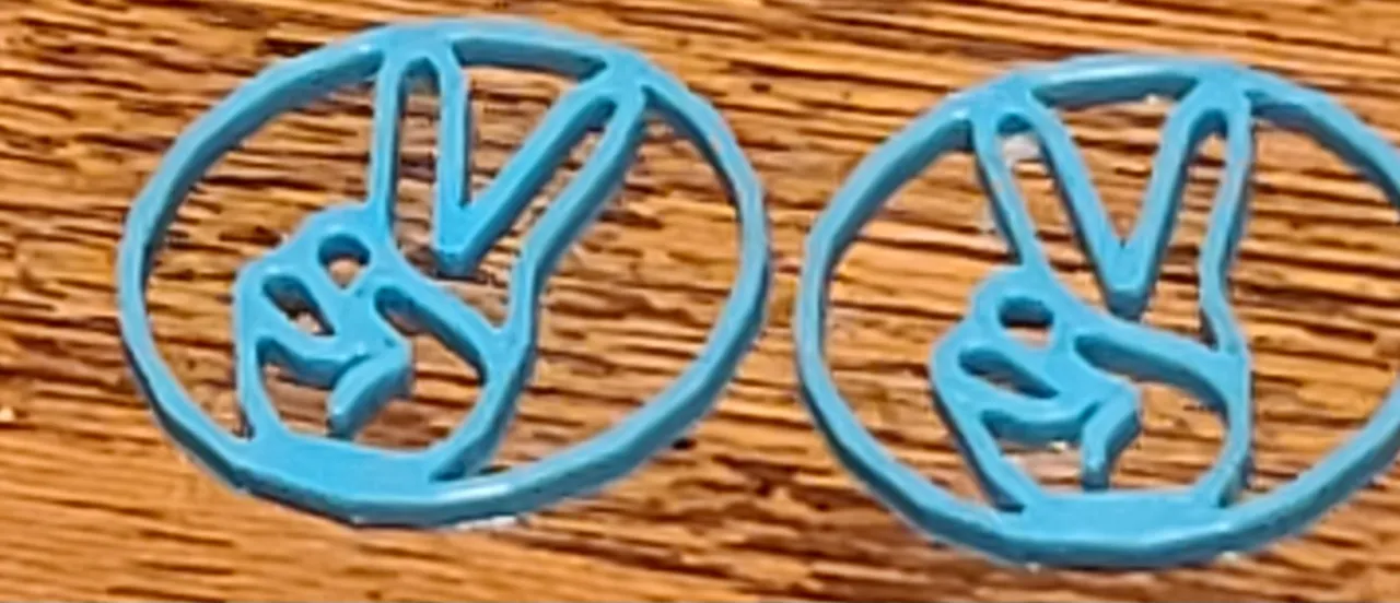 4 Peace Sign Earrings view 3