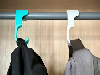 Backpack bag hanger for closet wardrobe strong