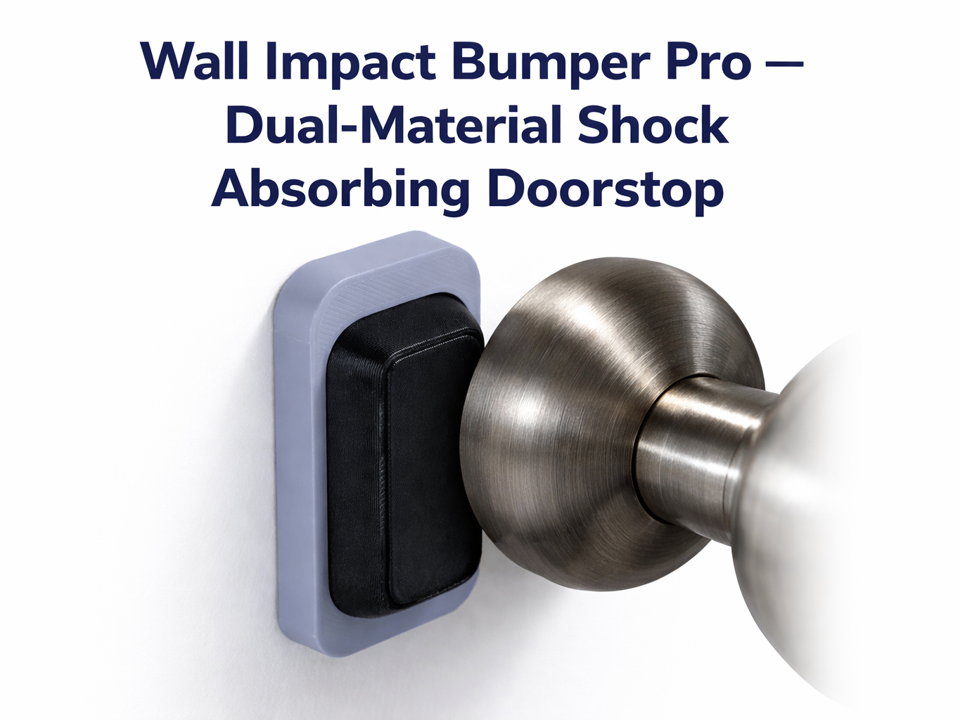 Wall Impact Bumper Pro — Dual-Material Door Stop