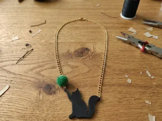 Playful Kitty Necklace