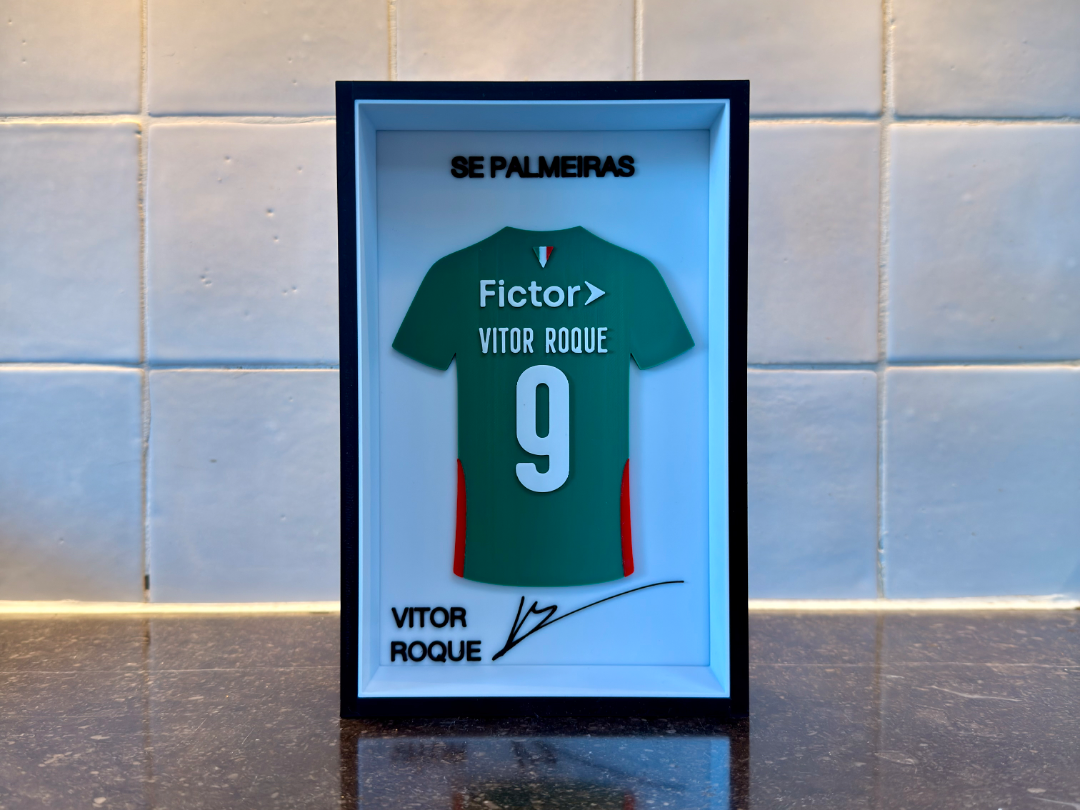Vitor Roque - SE Palmeiras - Jersey Frame