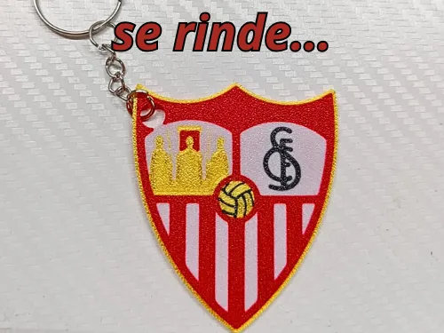 Llavero Imán escudo Sevilla F.C. Dicen que nunca