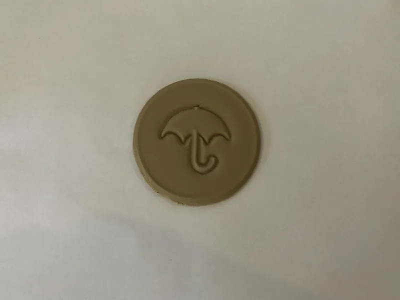 Squid Game Dalgona Umbrella Cookie