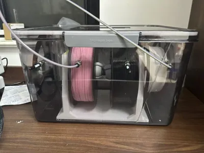 Filament Dryer AMS Lite Enclosure Rotary Axis Bracket Compatible with the High-颜值 Medicine Box