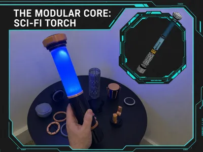 The Modular Core: Sci-Fi EDC Torch