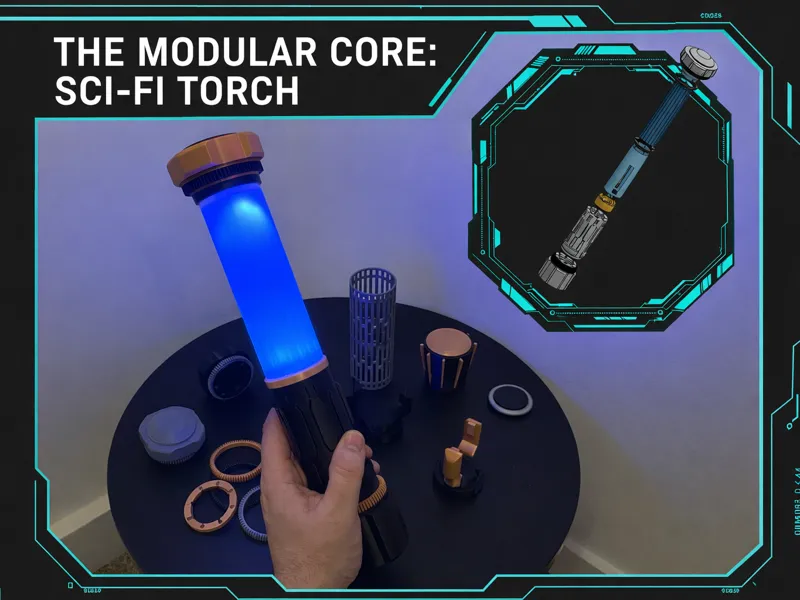 The Modular Core: Sci-Fi EDC Torch