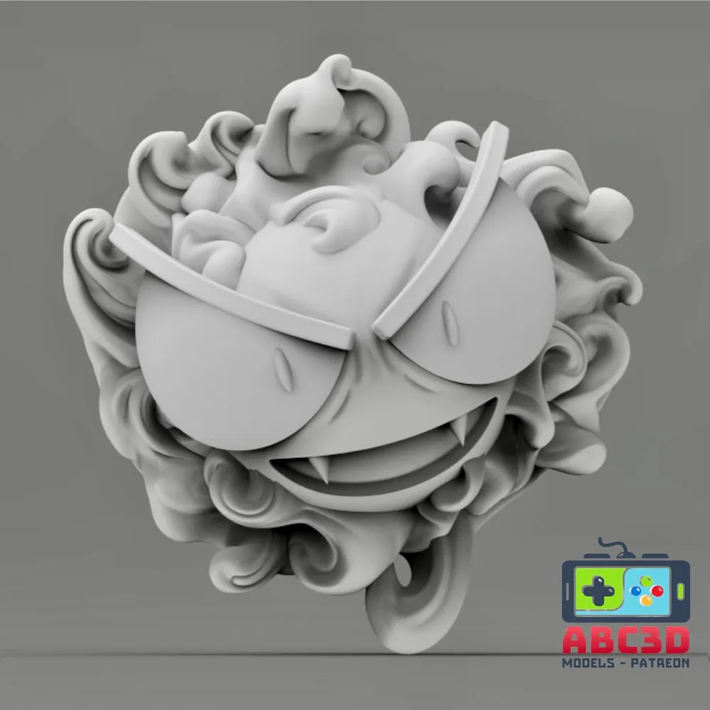 Gastly 3D Pokémon Wall Decoration; Pokemon TCG by ABC3D - MakerWorld