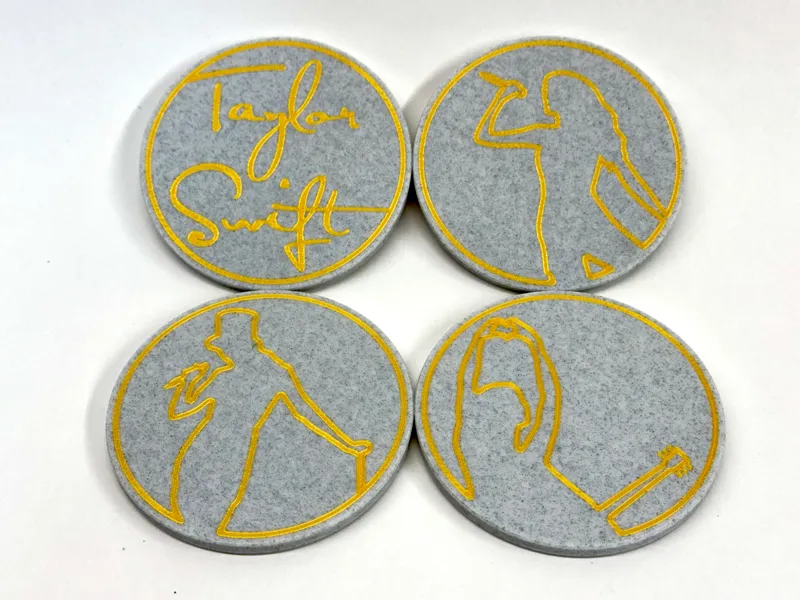 Taylor Swift Coaster - Outline - Full Set