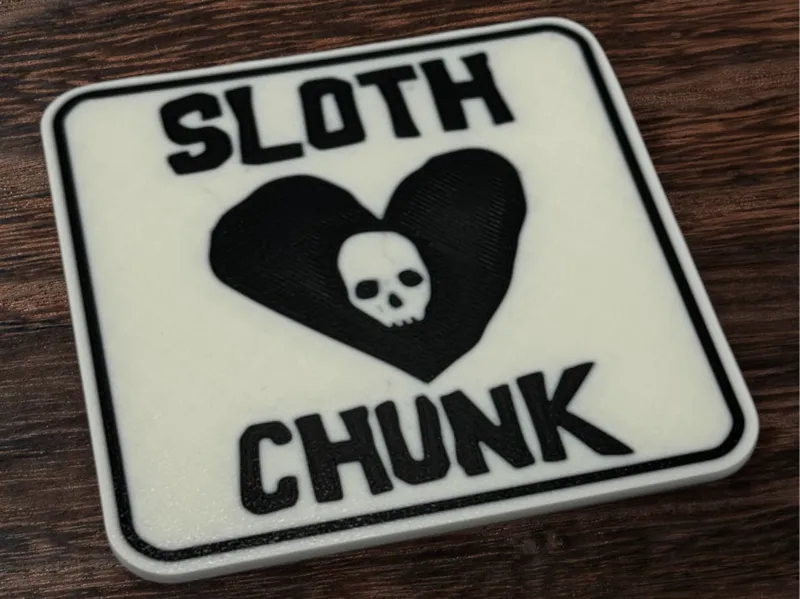 Goonies - Sloth & Chunk Coaster
