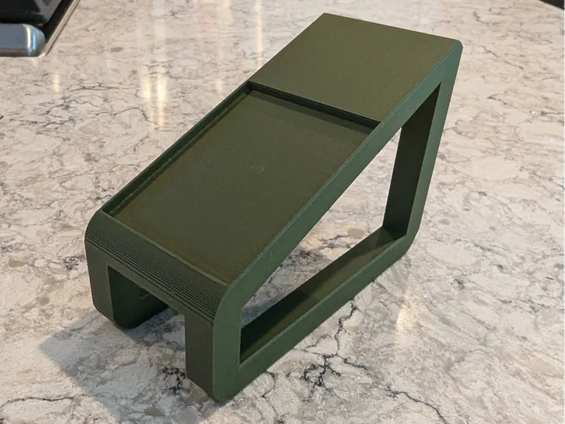 Brick spacecraft angled display stand