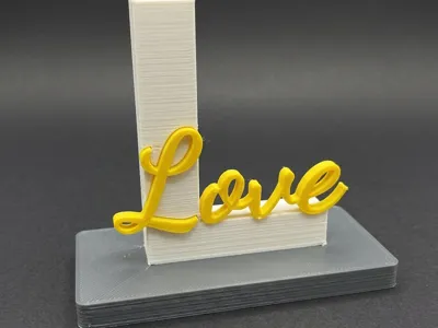 Name and letter stand customizable.