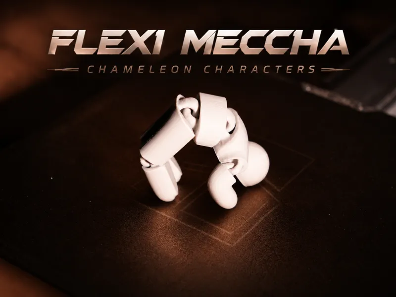 Flexi Meccha Chameleon Characters